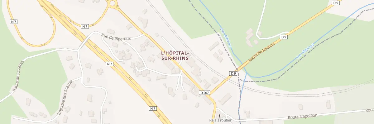 Plan du 1 Pl de la Gare à Saint-Cyr-de-Favières