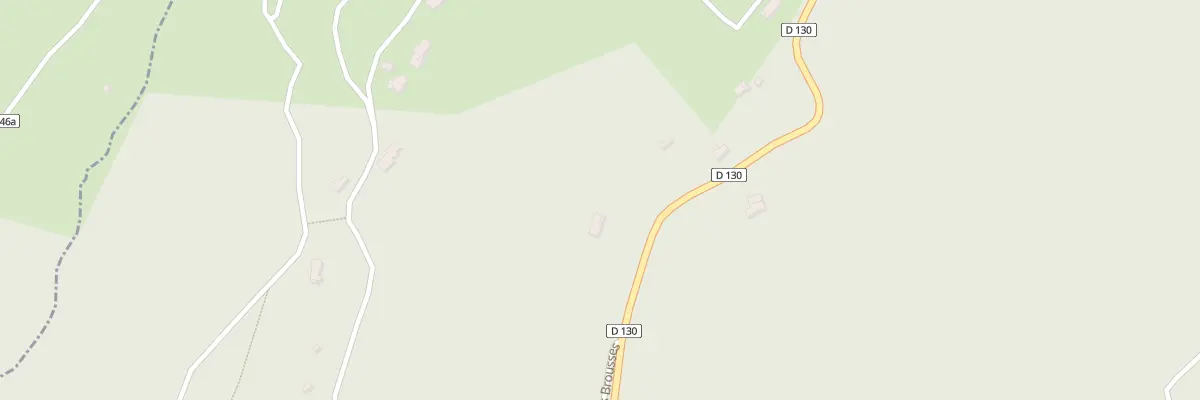 Plan du 1 Che du Valat des Brousses à Molières-sur-Cèze
