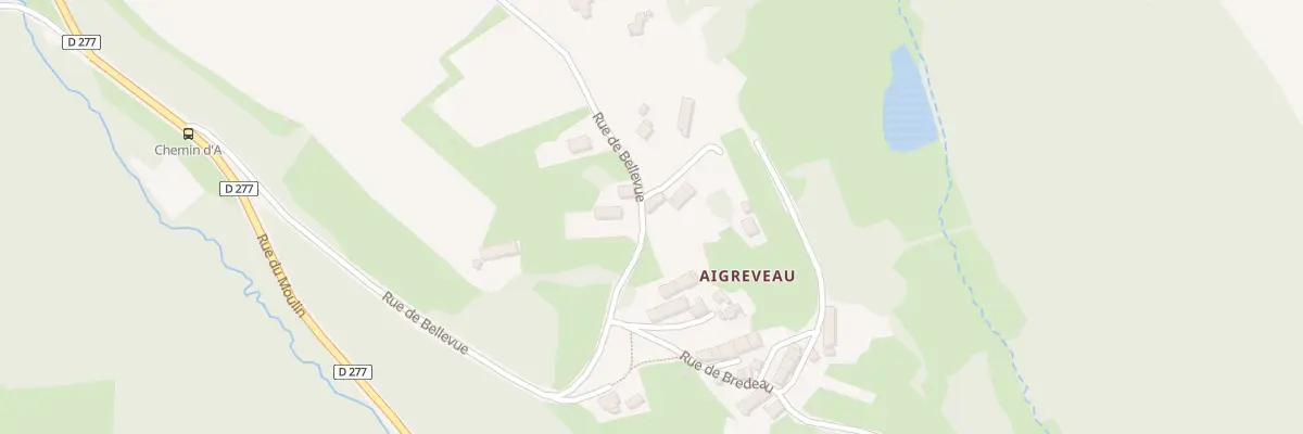 Plan du 3 Rue de Bellevue à Roussillon-en-Morvan