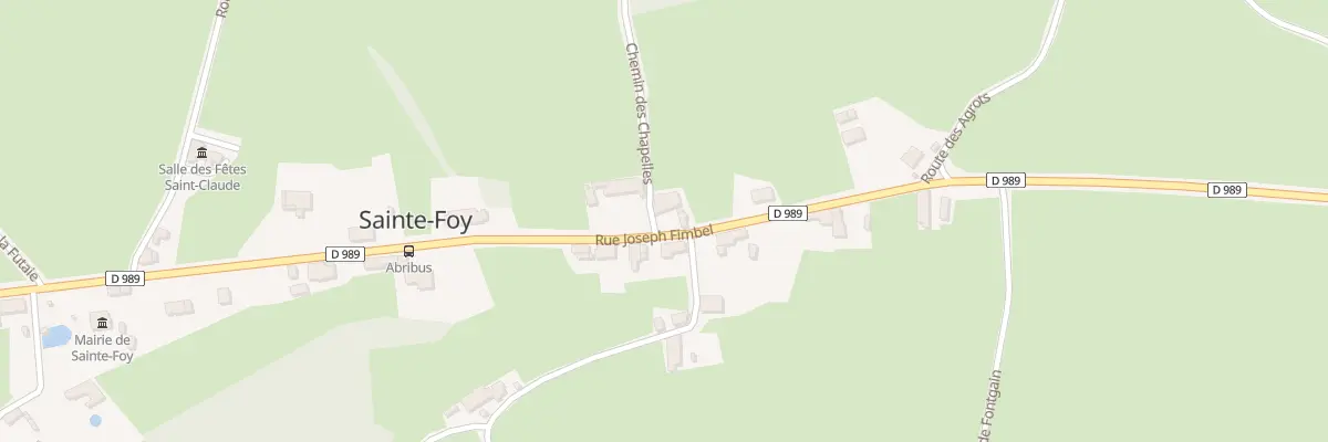 Plan du 5034 Sainte Foy à Sainte-Foy