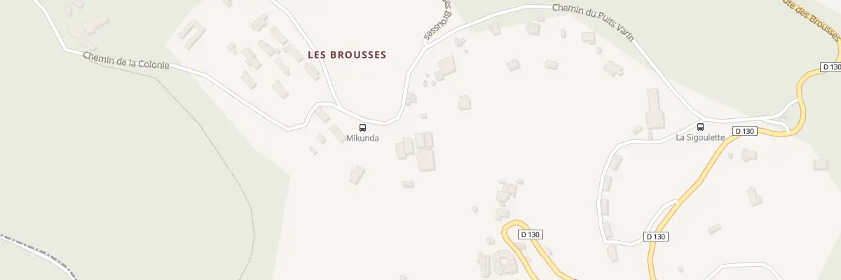 Plan du 5447 Les Brousses à Molières-sur-Cèze