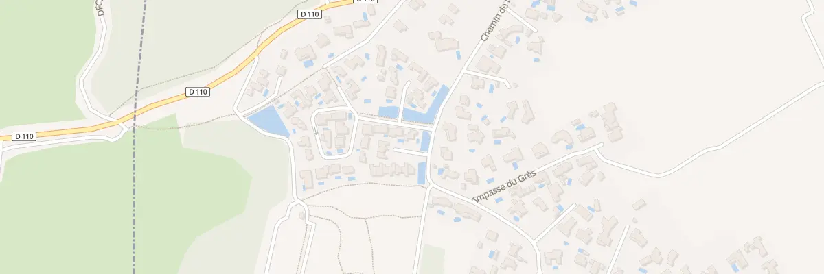 Plan du 404 Rue du Romarin à Villetelle