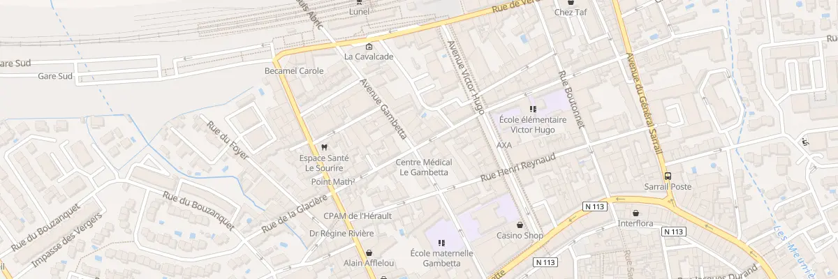 Plan du 120 Rue Lakanal à Lunel
