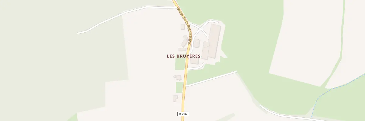 Plan du 1205 Rte de la Petite Faye à Marly-sur-Arroux