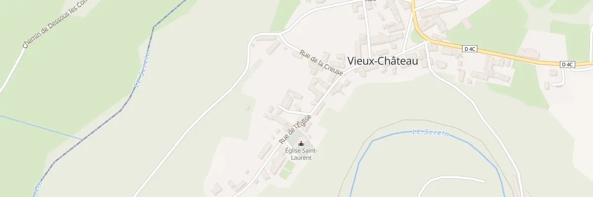 Plan du 12 Rue de l’Eglise à Vieux-Château
