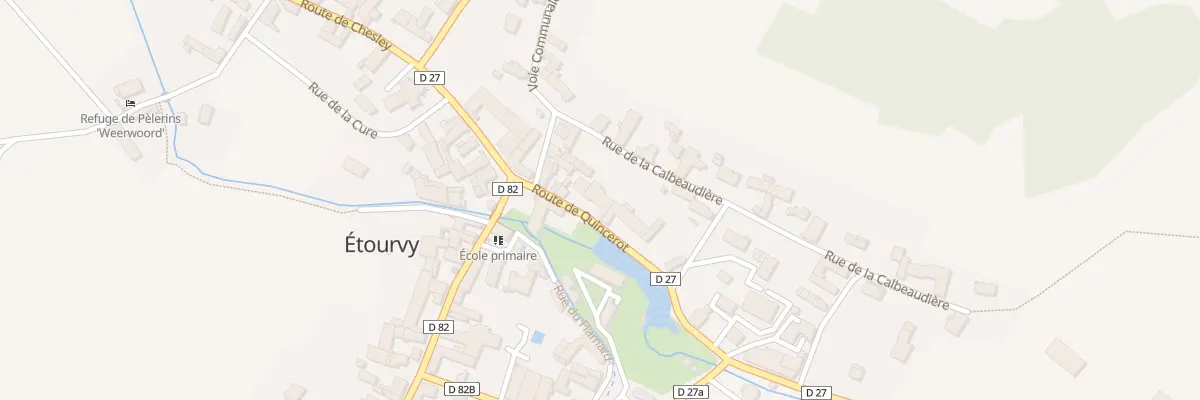Plan du 5 Rte de Quincerot à Étourvy