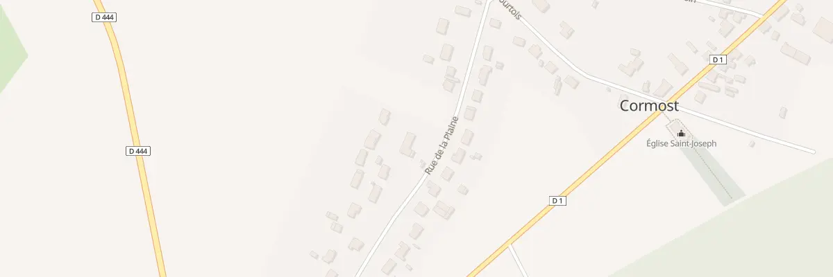 Plan du 27 Rue de la Plaine à Cormost