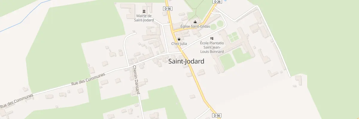 Plan du 140 Pl Leonard Perrier à Saint-Jodard