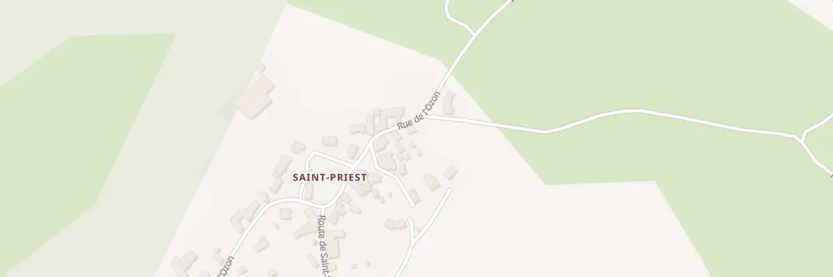 Plan du 1040 Rue de l’Ozon à Boisset-Saint-Priest