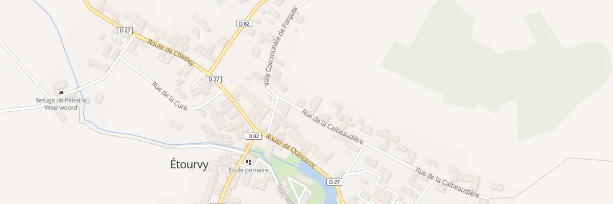 Plan du 3 Rue de la Calbeaudière à Étourvy