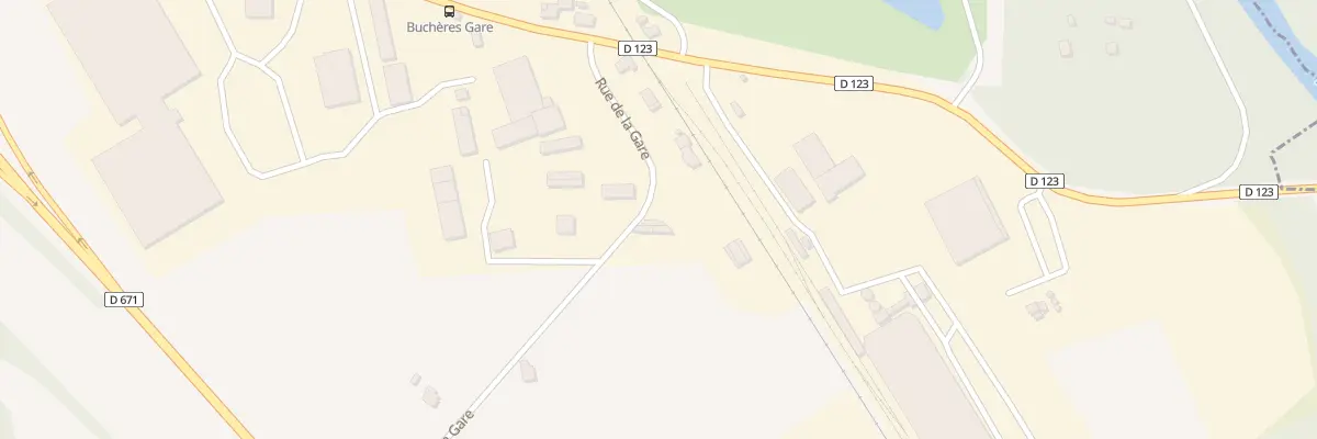 Plan du 5 Rue de la Gare à Buchères