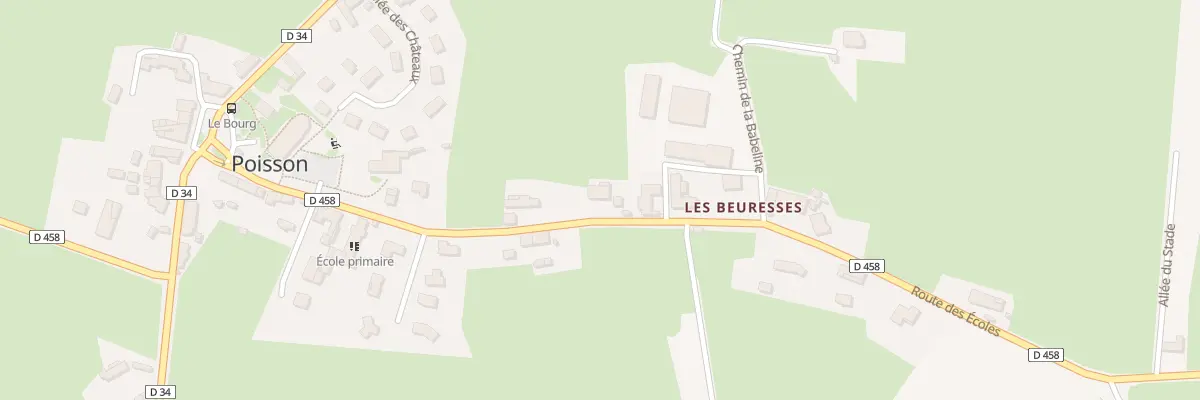 Plan du 345 Rte des Ecoles à Poisson