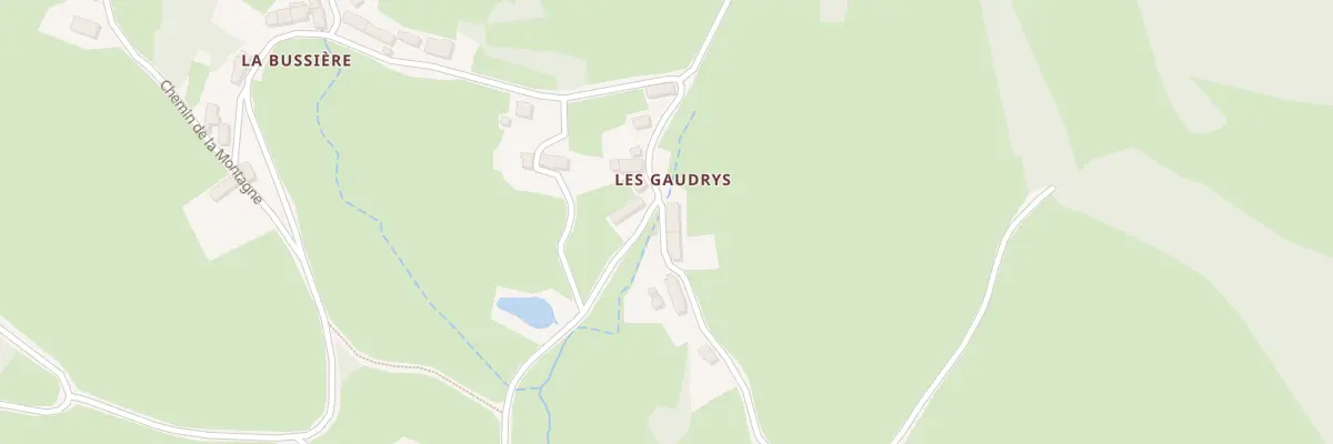 Plan du 8 Les Gaudrys à Anost