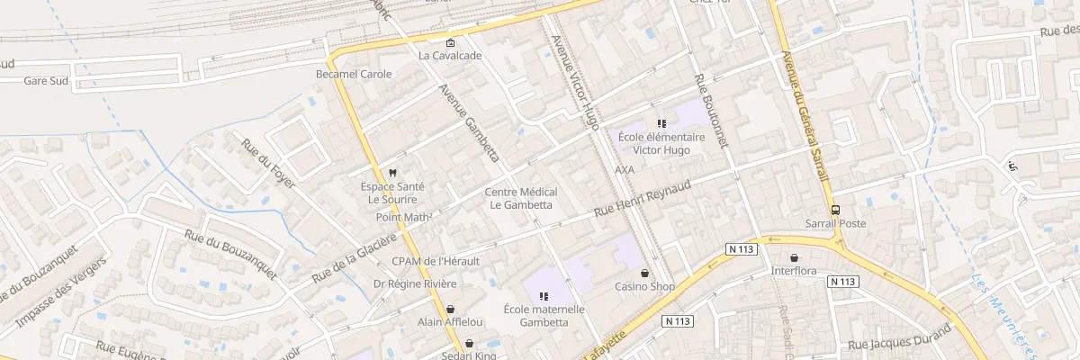 Plan du 137 Rue Lakanal à Lunel
