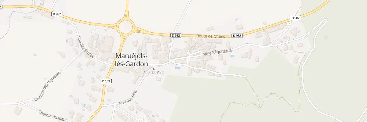 Plan du 1 Rue du Parc à Maruéjols-lès-Gardon
