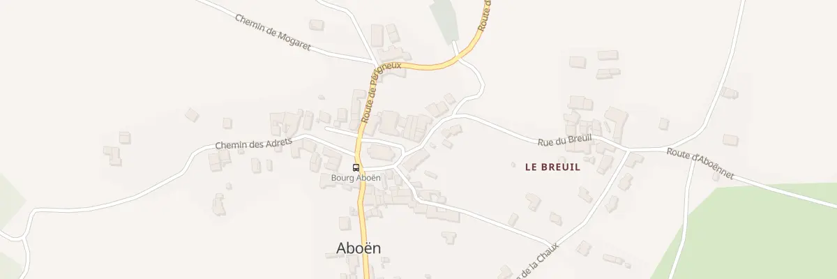 Plan du 1 Rue du Breuil à Aboën