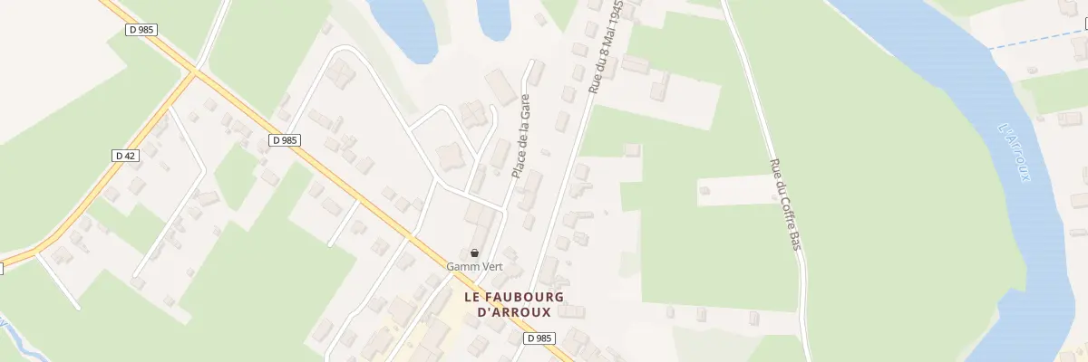Plan du 1B Rue du 8 Mai 1945 à Toulon-sur-Arroux