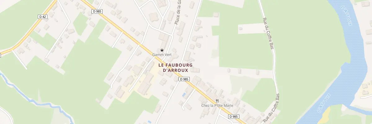 Plan du 2 Rue du 8 Mai 1945 à Toulon-sur-Arroux