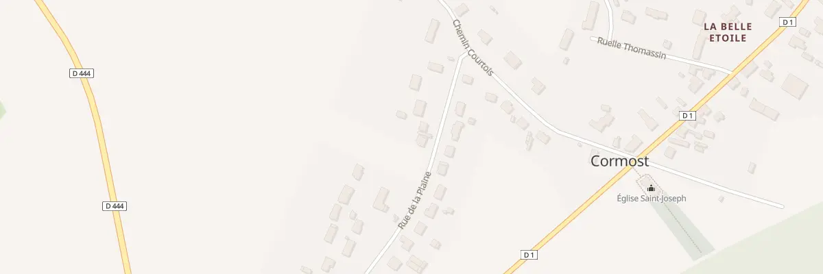 Plan du 31 Rue de la Plaine à Cormost