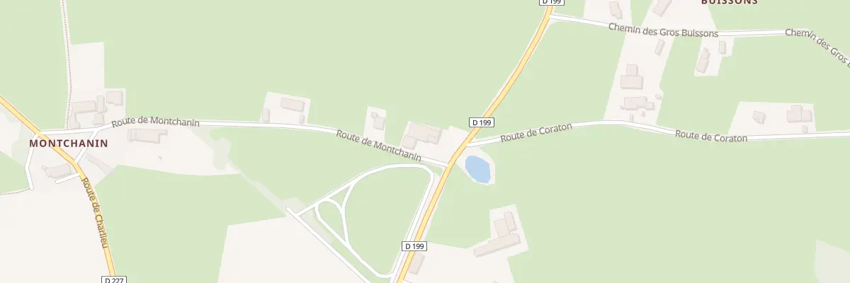 Plan du 445 Rte de Montchanin à Fleury-la-Montagne