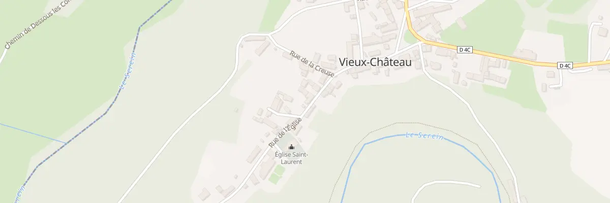 Plan du 10 Rue de l’Eglise à Vieux-Château