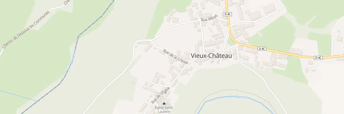 Plan du 5025 Le Village à Vieux-Château