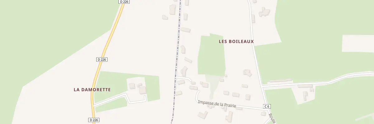 Plan du 5026 Les Boileaux à Oudry