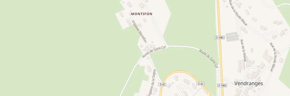 Plan du 5042 Montifon à Vendranges