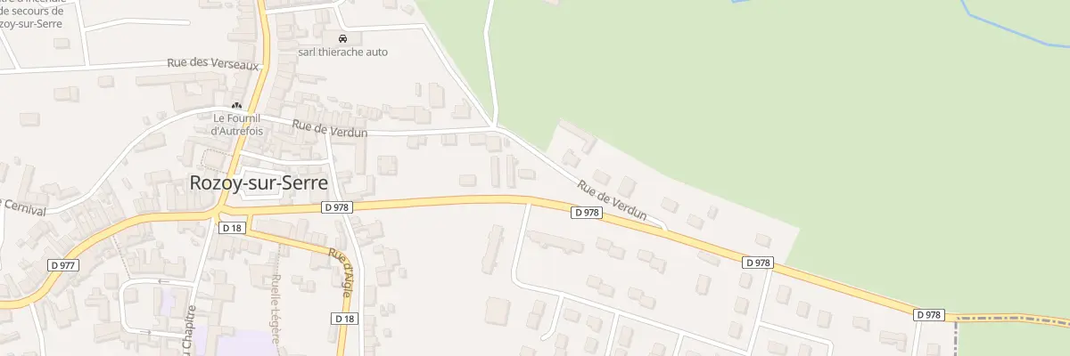 Plan du 210 Rue de Verdun à Rozoy-sur-Serre