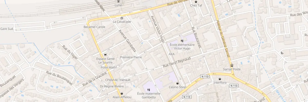 Plan du 161 Rue Lakanal à Lunel