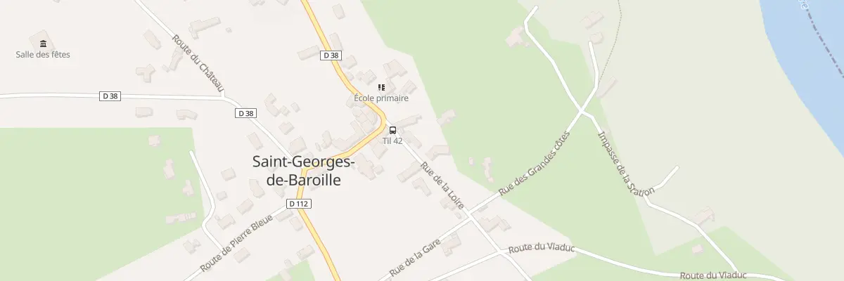 Plan du 5211 Le Bourg à Saint-Georges-de-Baroille