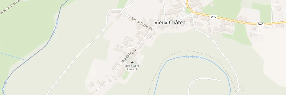 Plan du 7 Rue de l’Eglise à Vieux-Château