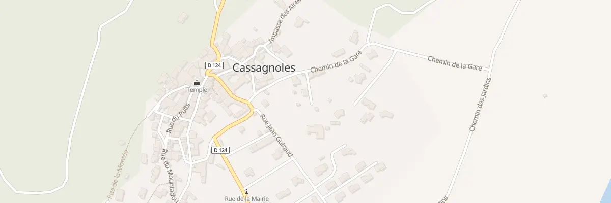 Plan du 42 Imp du Parc à Cassagnoles