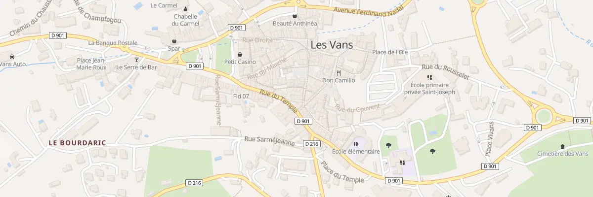 Plan du 5328 Rue du Temple aux Vans