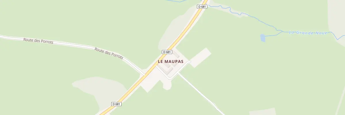 Plan du 86 Rte de Bourgogne à La Comelle