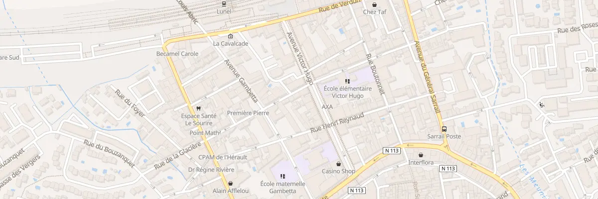 Plan du 169 Rue Lakanal à Lunel