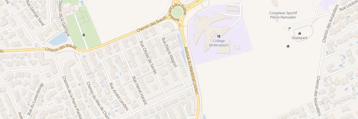 Plan du 38 Rue Pierre Magnol à Lunel