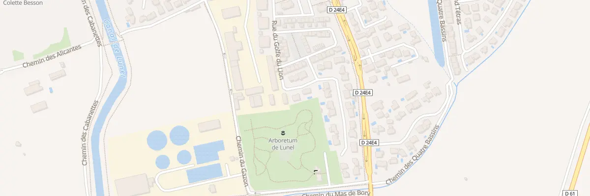Plan du 295 Rue du Golfe du Lion à Lunel