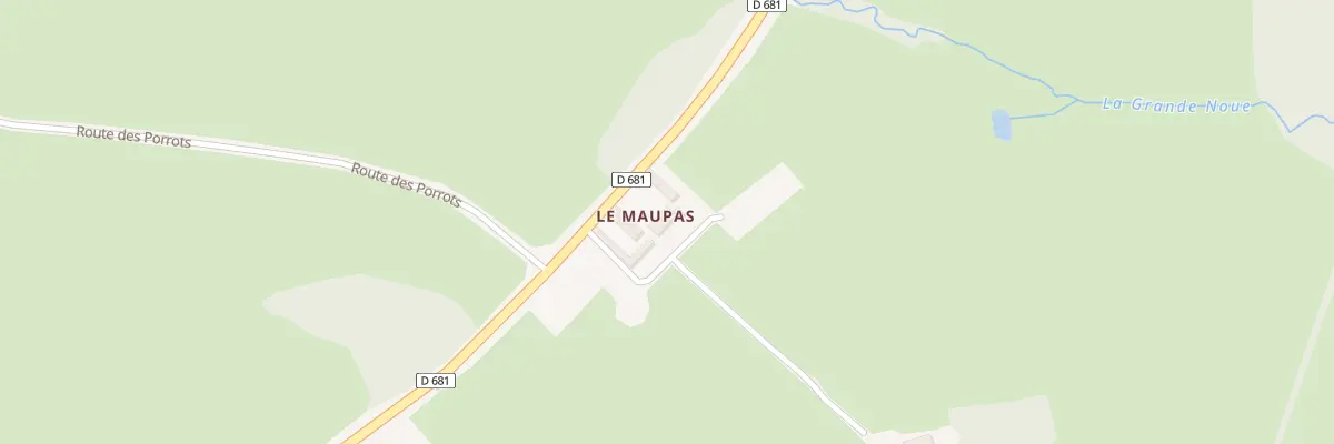 Plan du 5090 Le Maupas à La Comelle