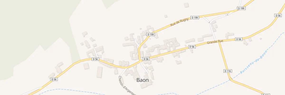 Plan du 4 Rue de Rugny à Baon