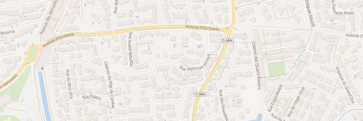 Plan du 216 Rue Alphonse Arnaud à Lunel
