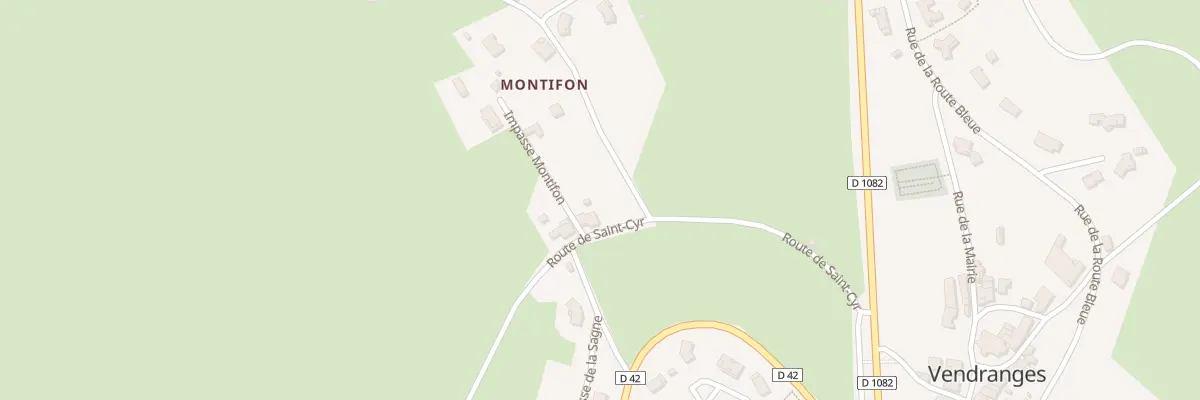 Plan du 16 Imp Montifon à Vendranges