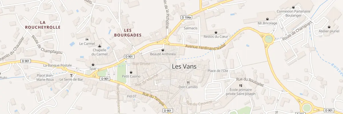 Plan du 4 Rue de la Fabrerie aux Vans
