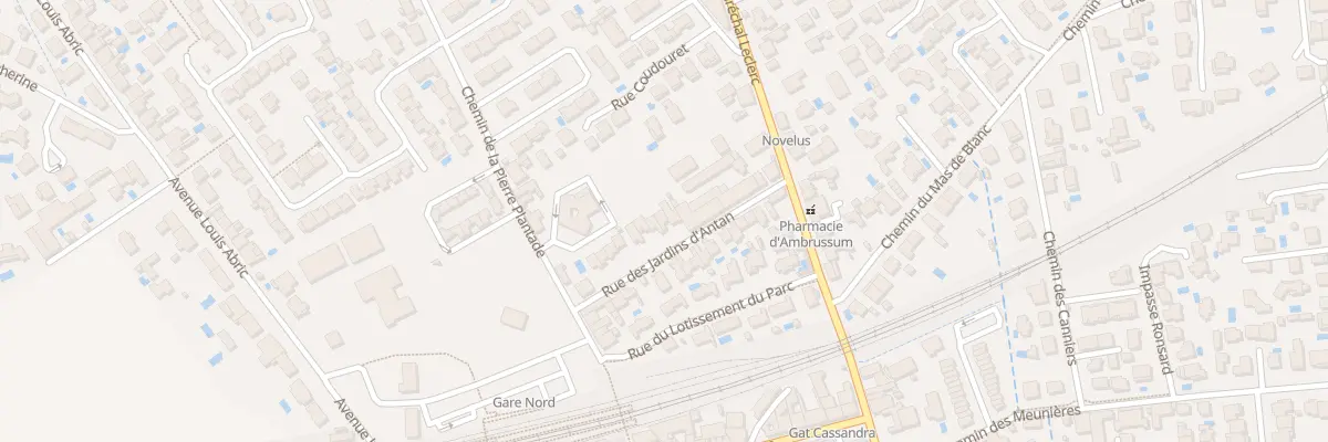 Plan du 96 Rue des Jardins d’Antan à Lunel