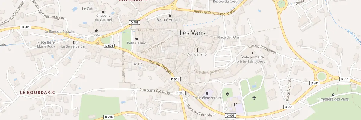 Plan du 11 Rue des Masseguisses aux Vans
