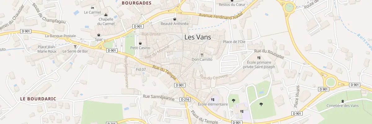 Plan du 7 Rue des Masseguisses aux Vans