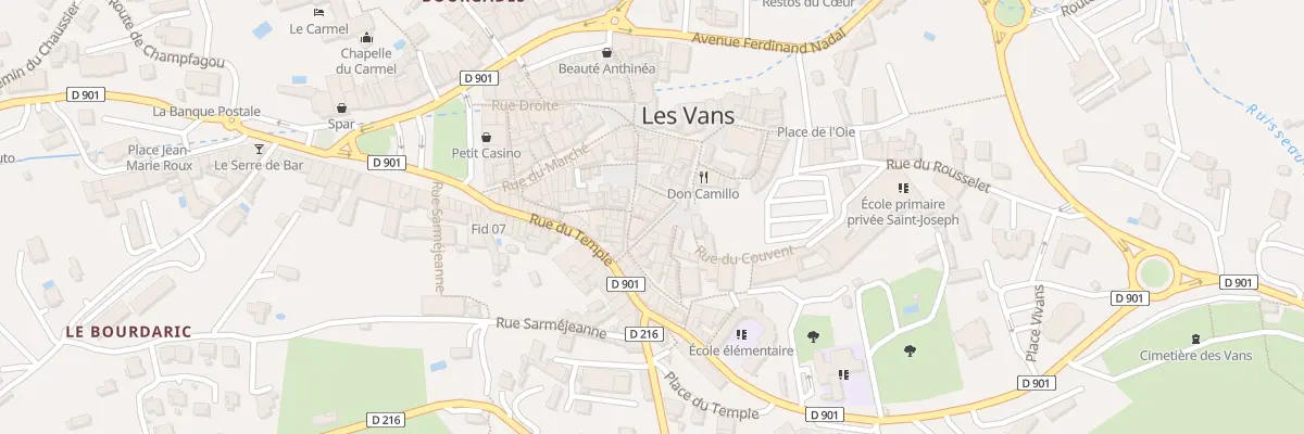 Plan du 5354C Rue de la Calade aux Vans