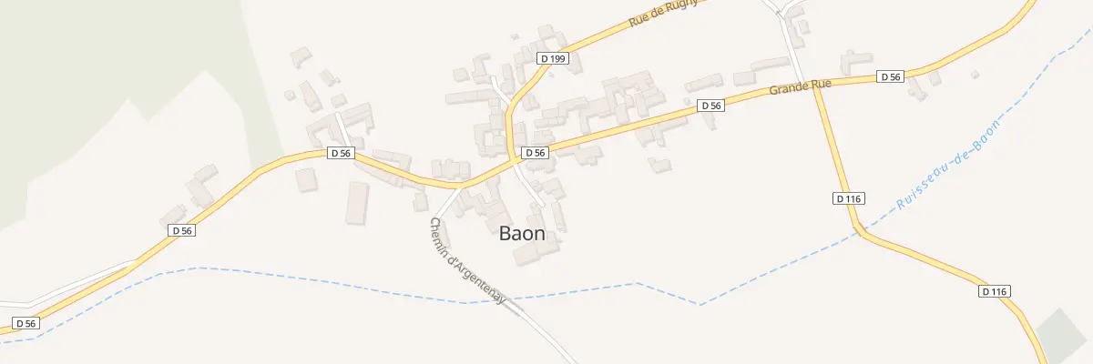 Plan du 1 Imp de l’Eglise à Baon