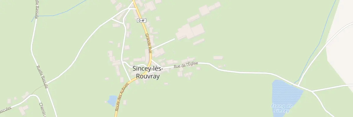 Plan du 3 Rue de l’Eglise à Sincey-lès-Rouvray