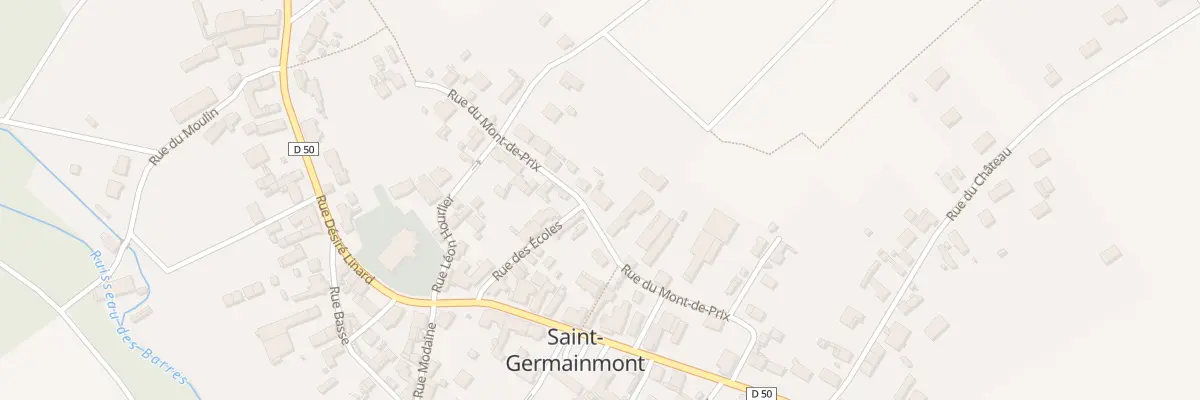 Plan du 12 Rue du Mont de Prix à Saint-Germainmont